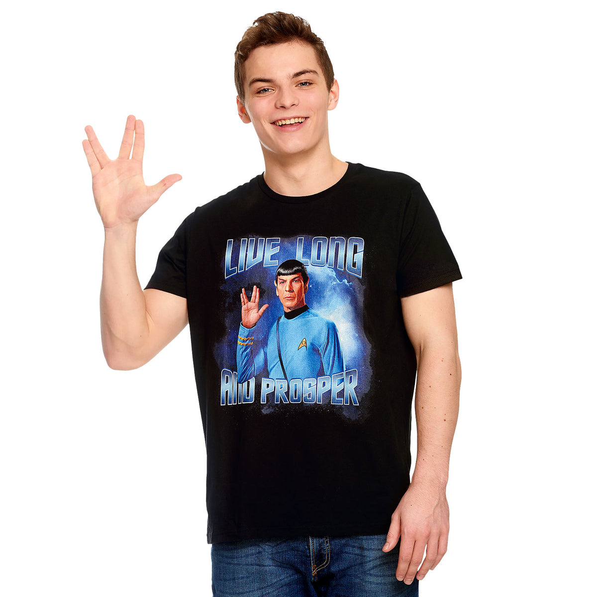 Produktbild Star Trek - Spock Live Long and Prosper T-Shirt schwarz