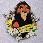 Produktbild König der Löwen - Scar Surrounded by Fools T-Shirt Damen grau
