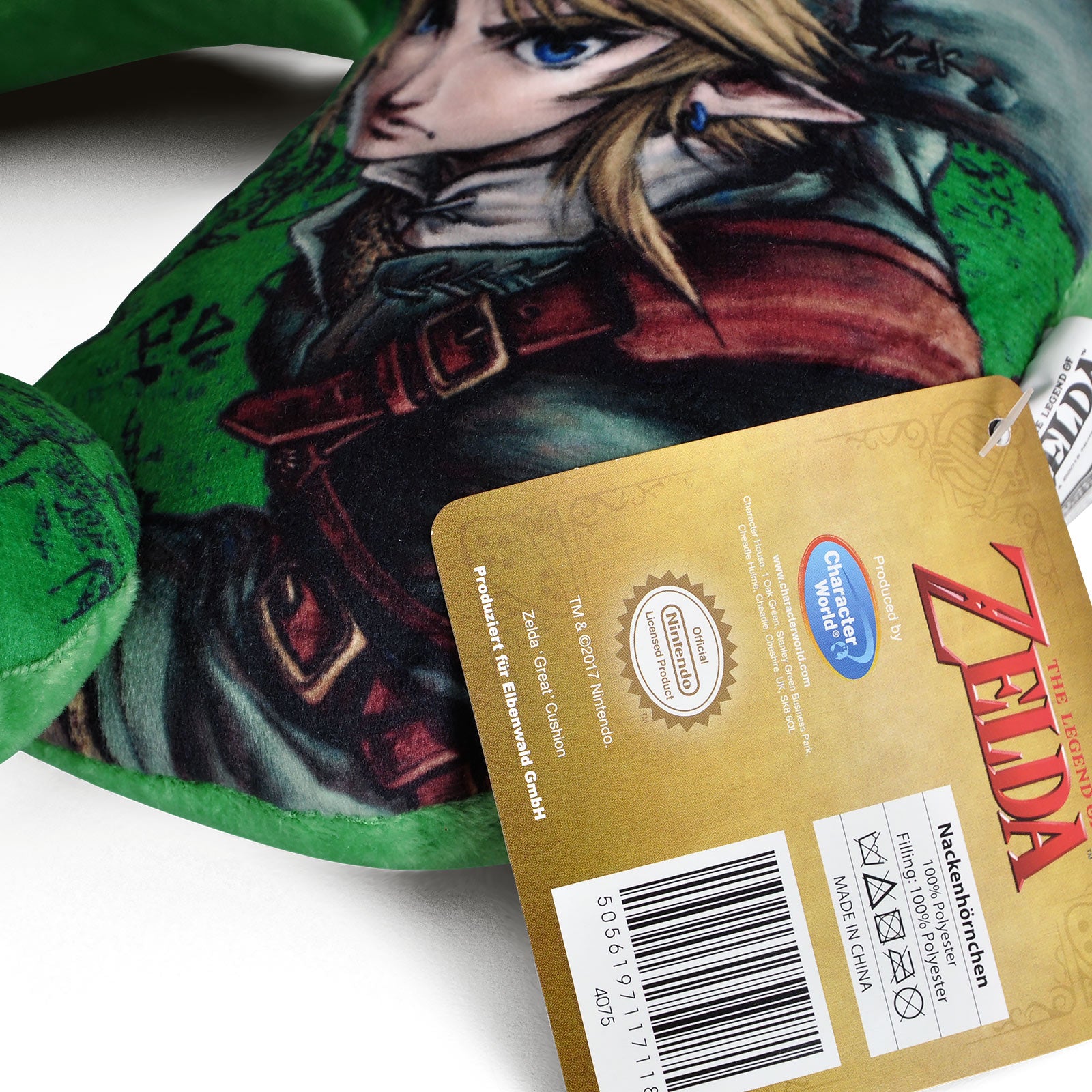 Produktbild Zelda - Link Nackenkissen grün