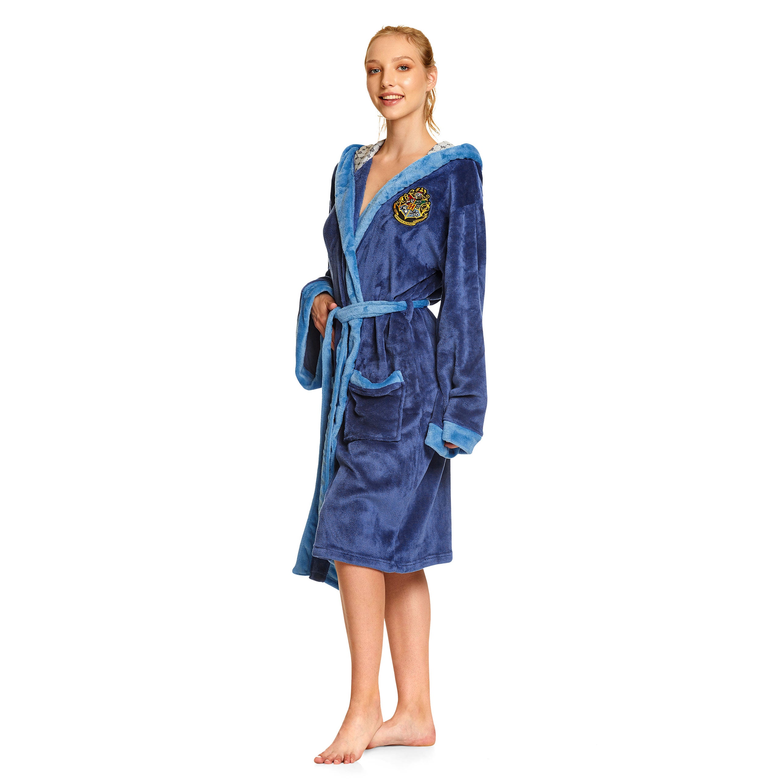 Produktbild Harry Potter - Ravenclaw Wappen Bademantel blau
