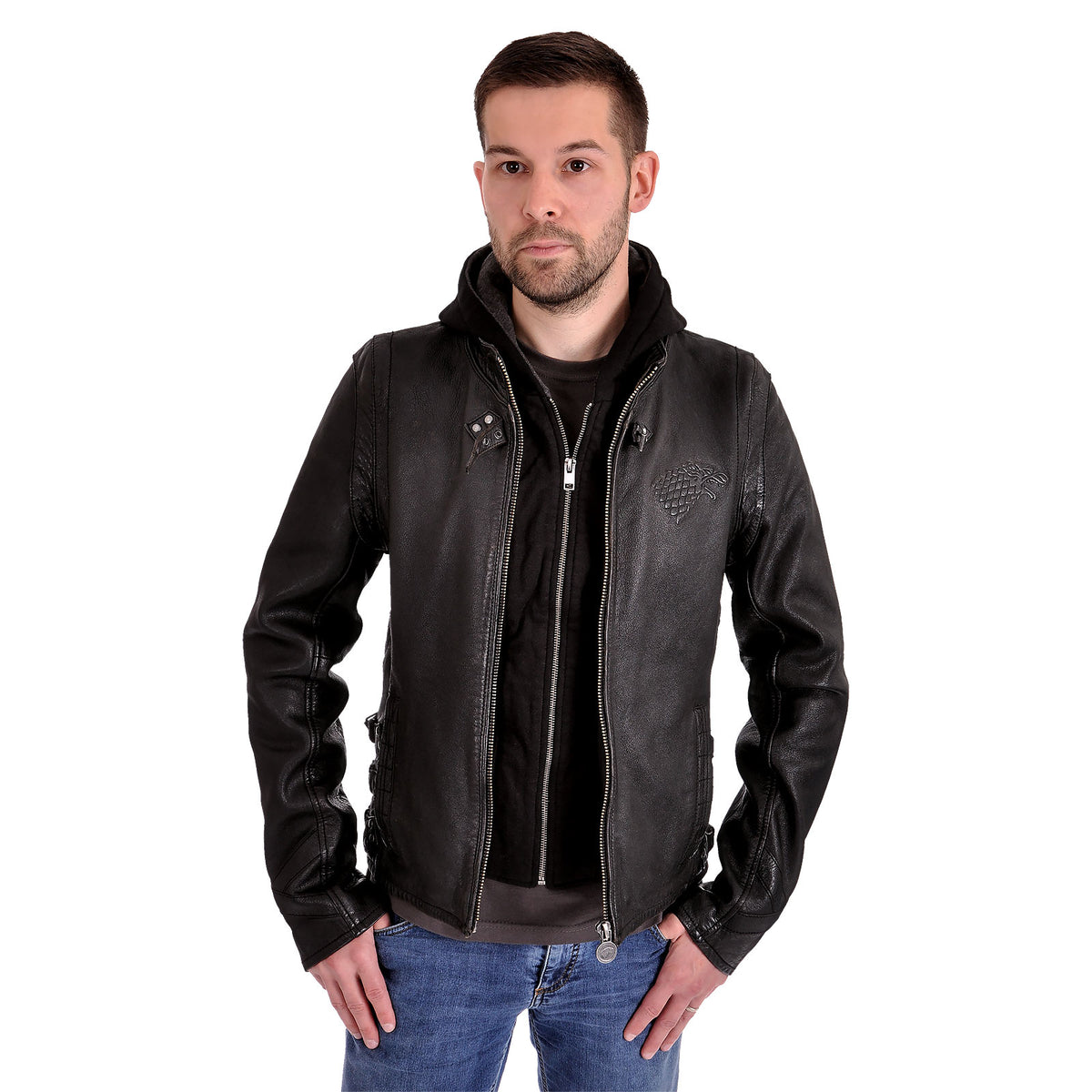 Produktbild Game of Thrones - Stark Wappen Lederjacke