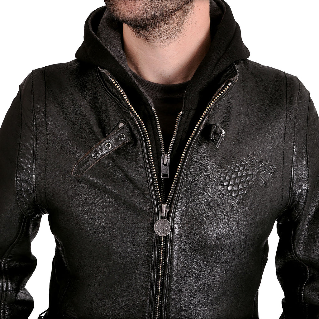 Produktbild Game of Thrones - Stark Wappen Lederjacke