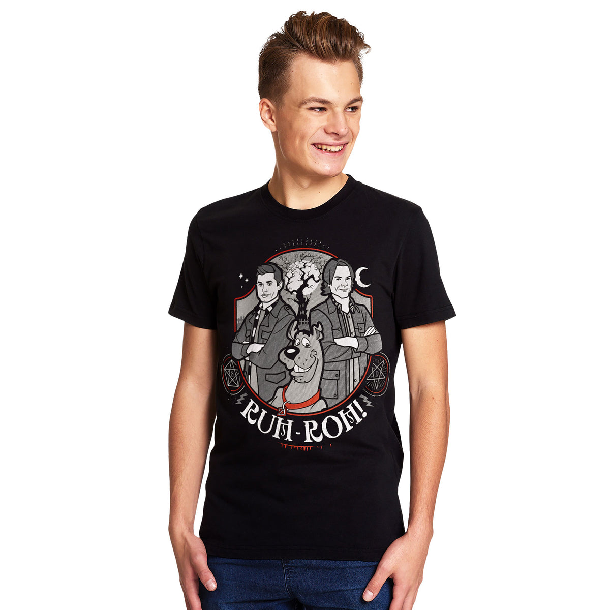 Produktbild Supernatural - Scoobynatural Ruh-roh! T-Shirt schwarz