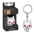 Produktbild Game of Thrones - Ghost Funko Pop Schlüsselanhänger