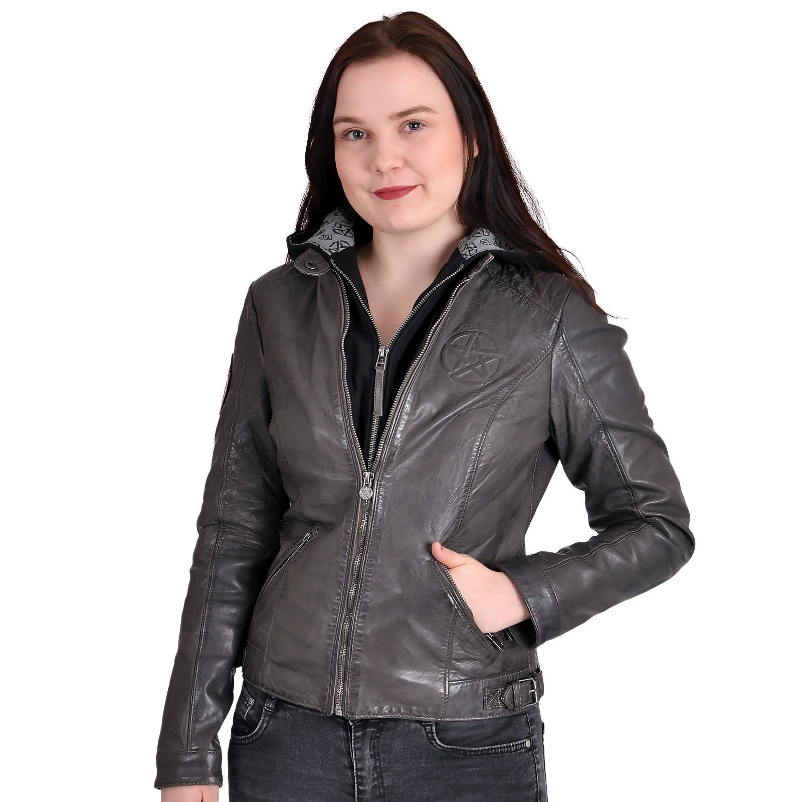 Produktbild Supernatural - Anti Possession Symbol Lederjacke Damen