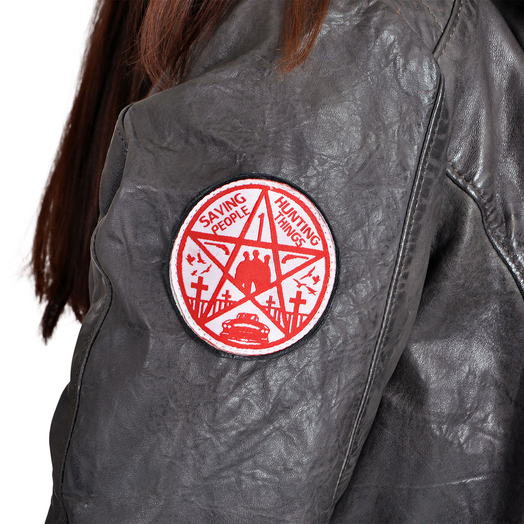 Produktbild Supernatural - Anti Possession Symbol Lederjacke Damen
