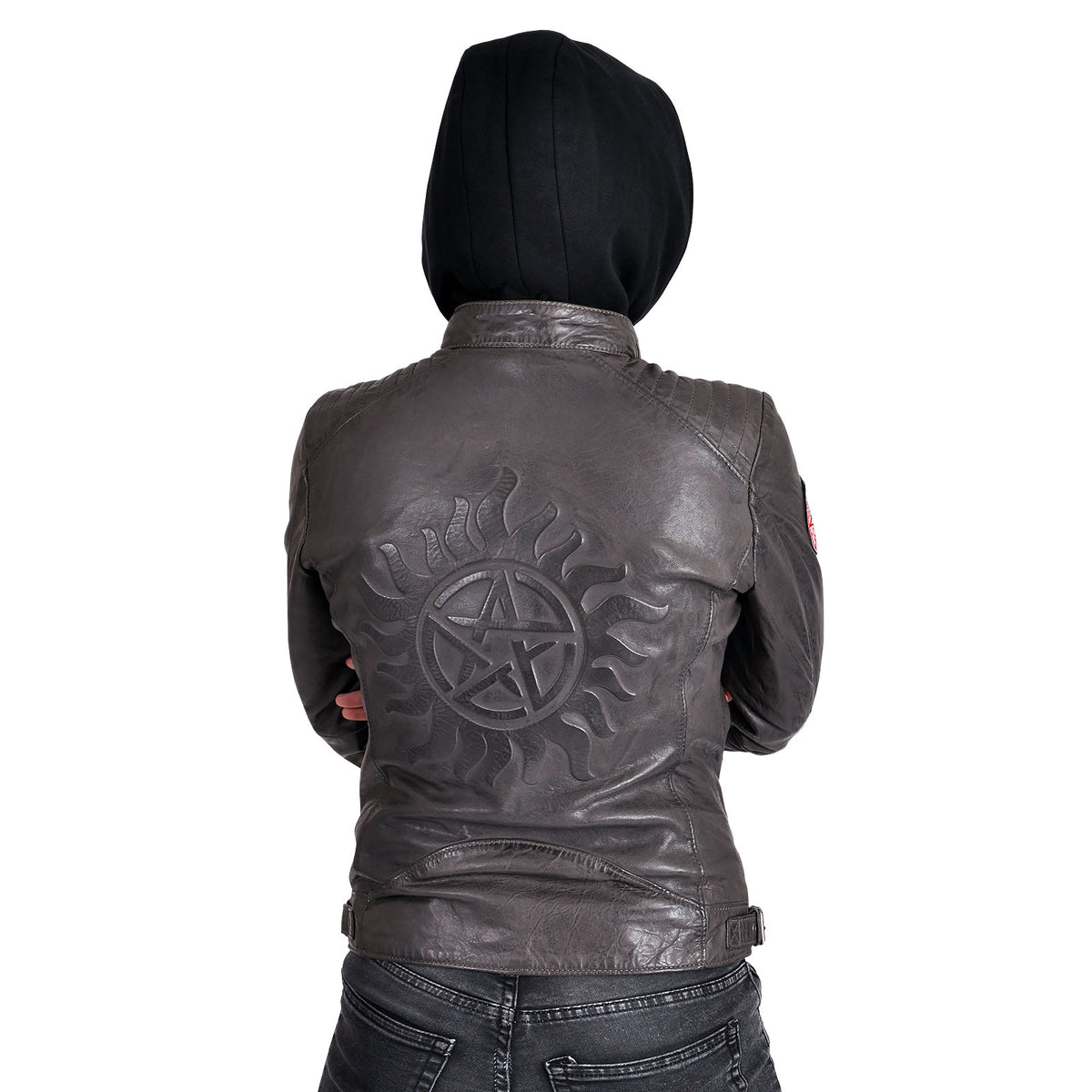 Produktbild Supernatural - Anti Possession Symbol Lederjacke Damen