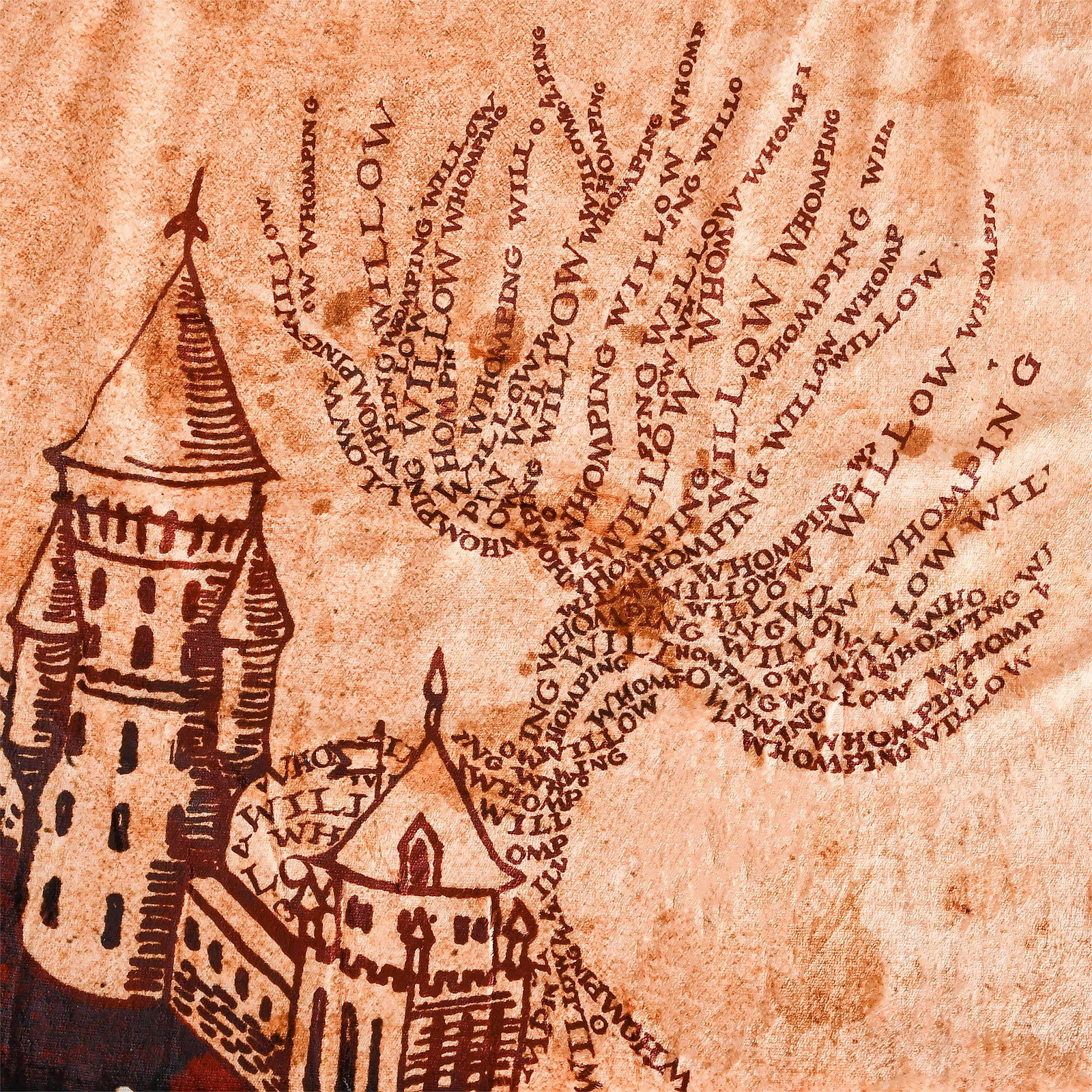 Product image Harry Potter - Marauder's Map Fluffy Blanket with Teddy Fur