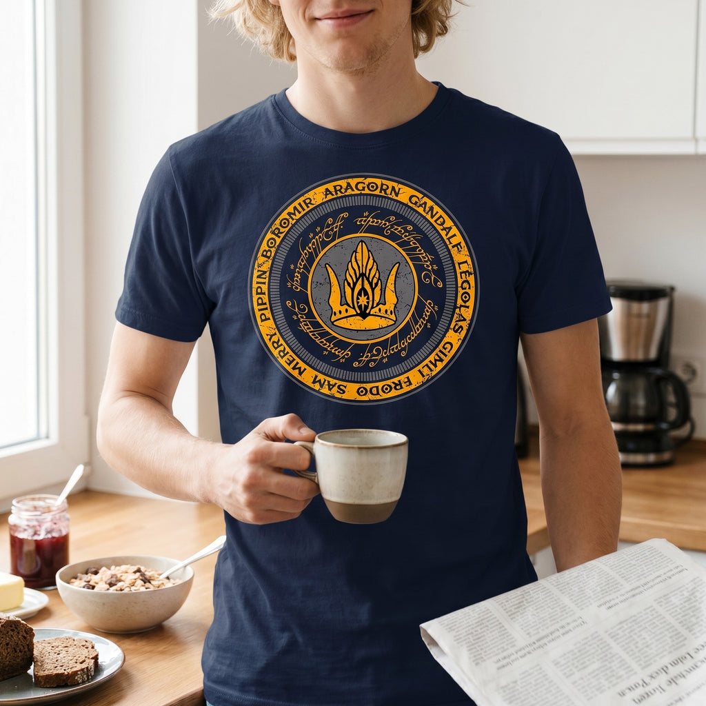 Produktbild Der Herr der Ringe - Gemeinsam für Gondor T-Shirt blau