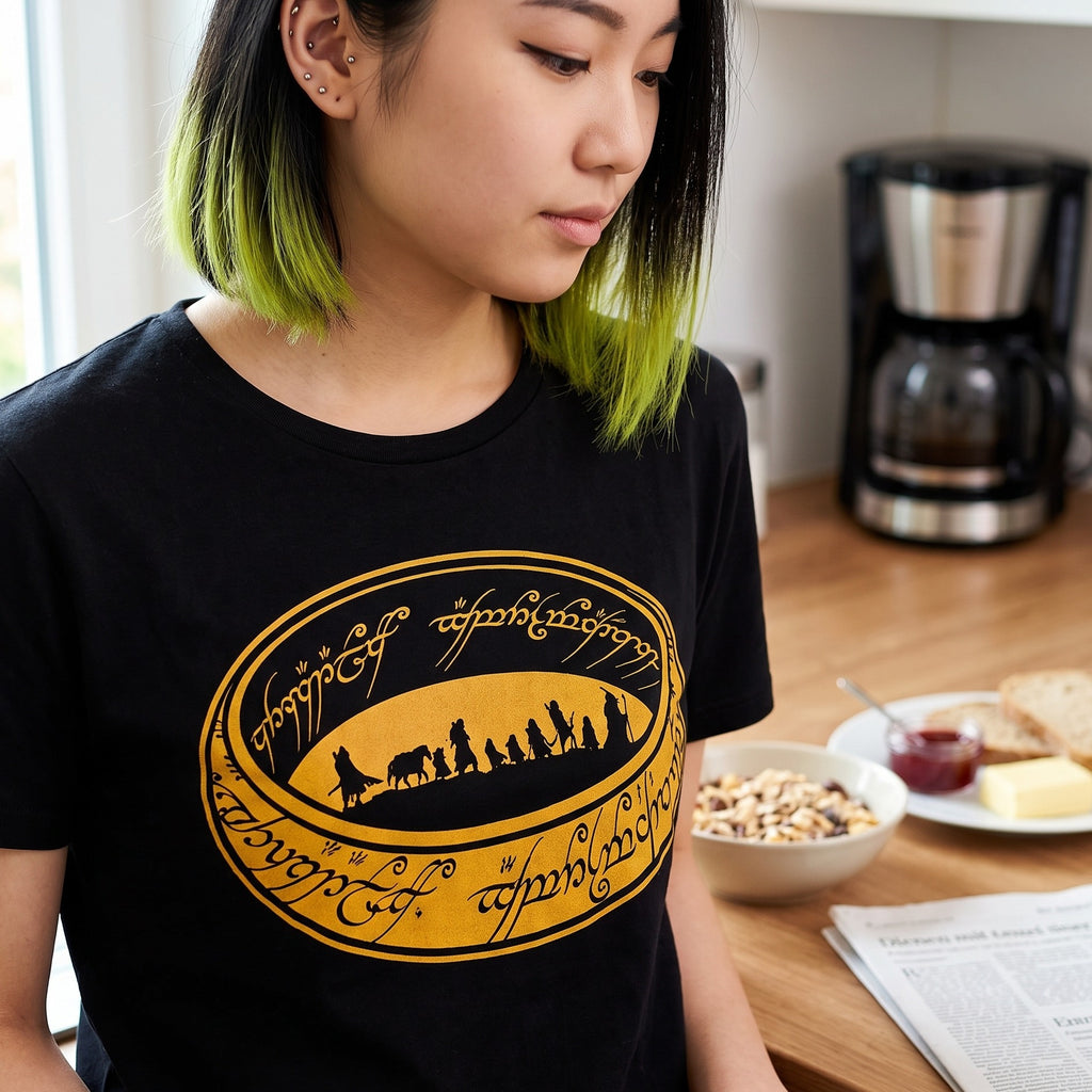 Produktbild Der Herr der Ringe - Gefährten des Rings T-Shirt schwarz