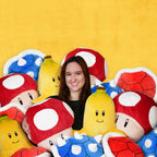 Produktbild Super Mario - Roter Panzer Plüsch Figur XL