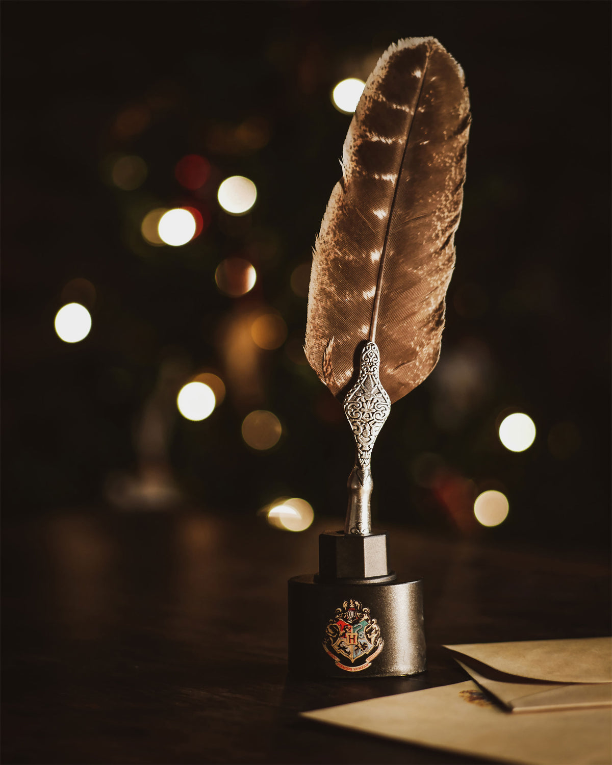 Produktbild Harry Potter - Schreibfeder Stift mit Tintenfass Halter