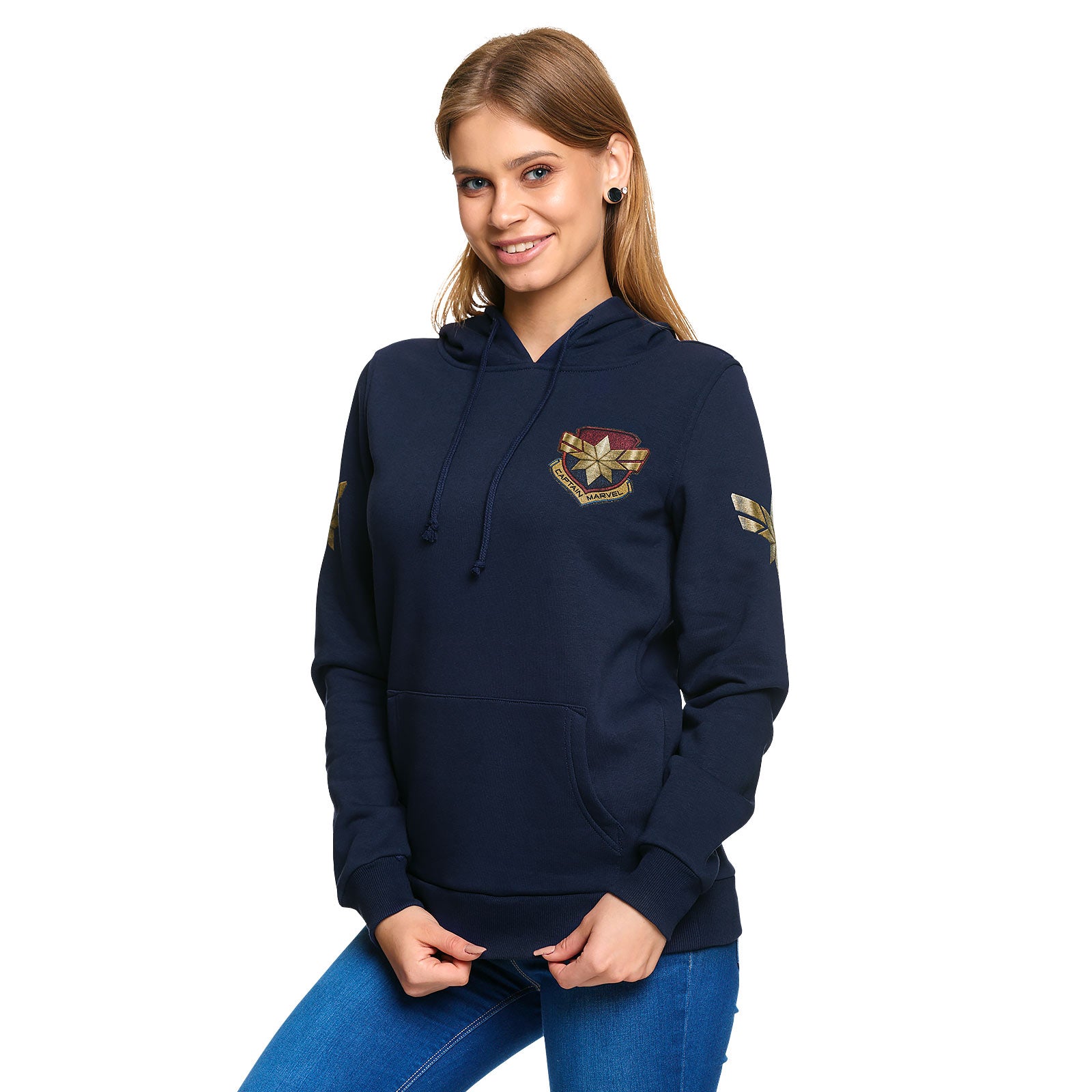 Product image Captain Marvel - Star Logo Hoodie Women's Blue