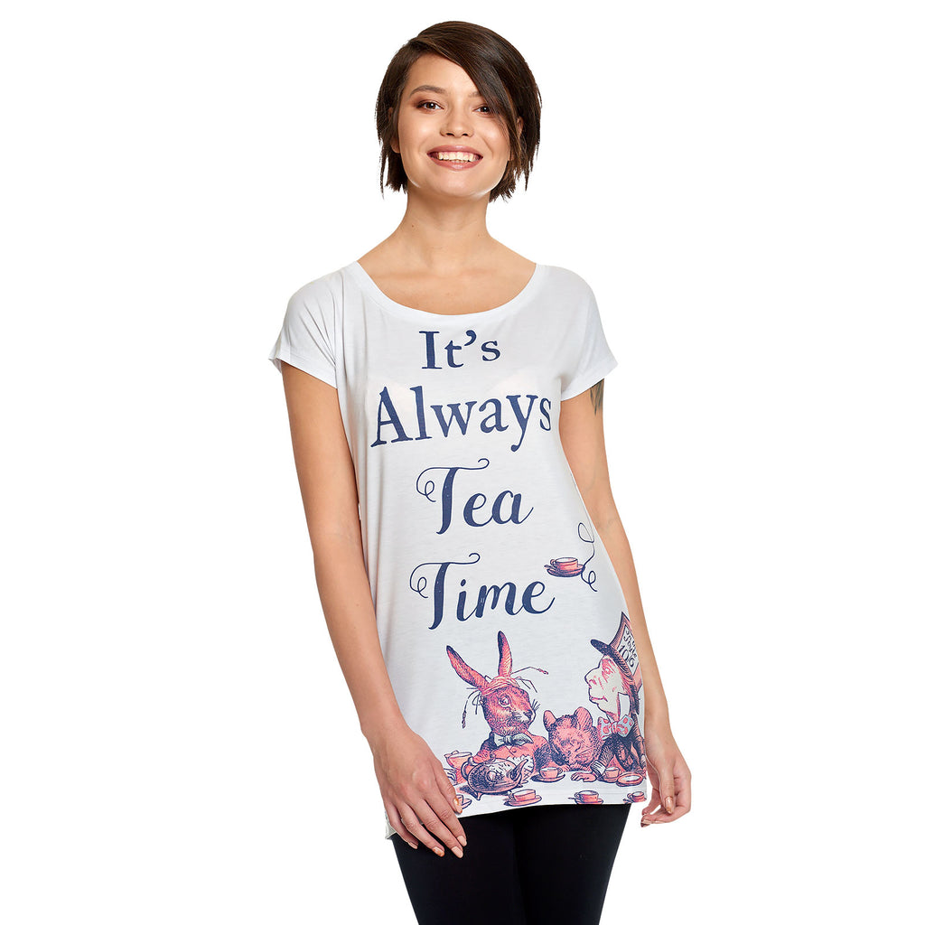 Produktbild Tea Time Damen T-Shirt für Alice im Wunderland Fans