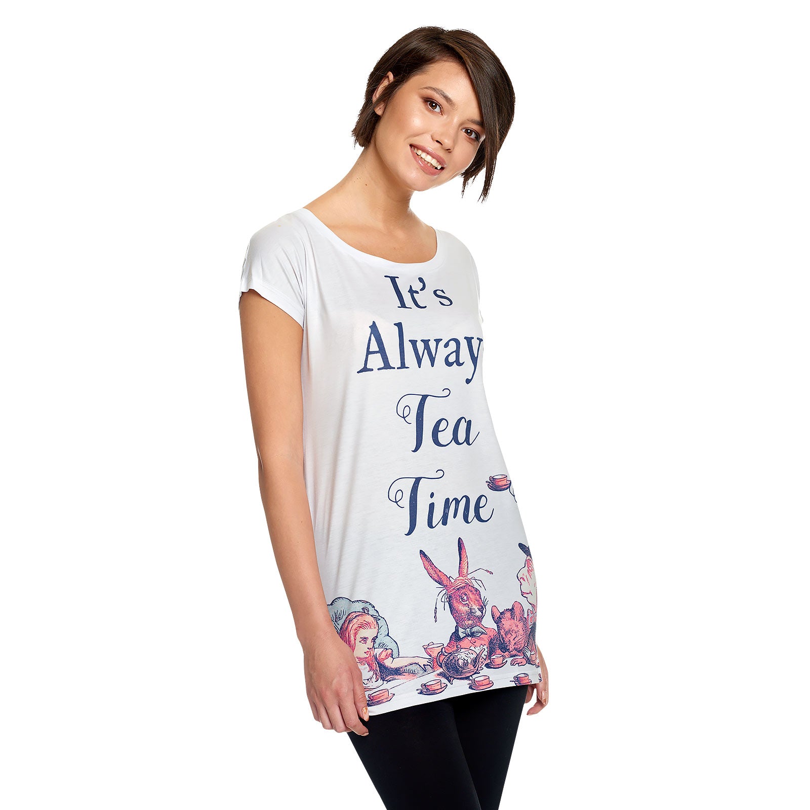 Produktbild Tea Time Damen T-Shirt für Alice im Wunderland Fans