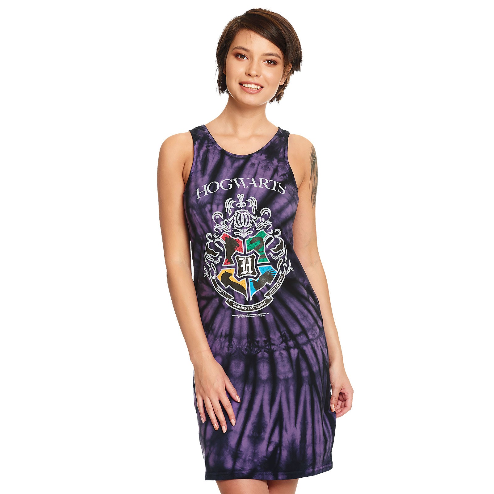 Produktbild Harry Potter - Hogwarts Wappen Batik Minikleid