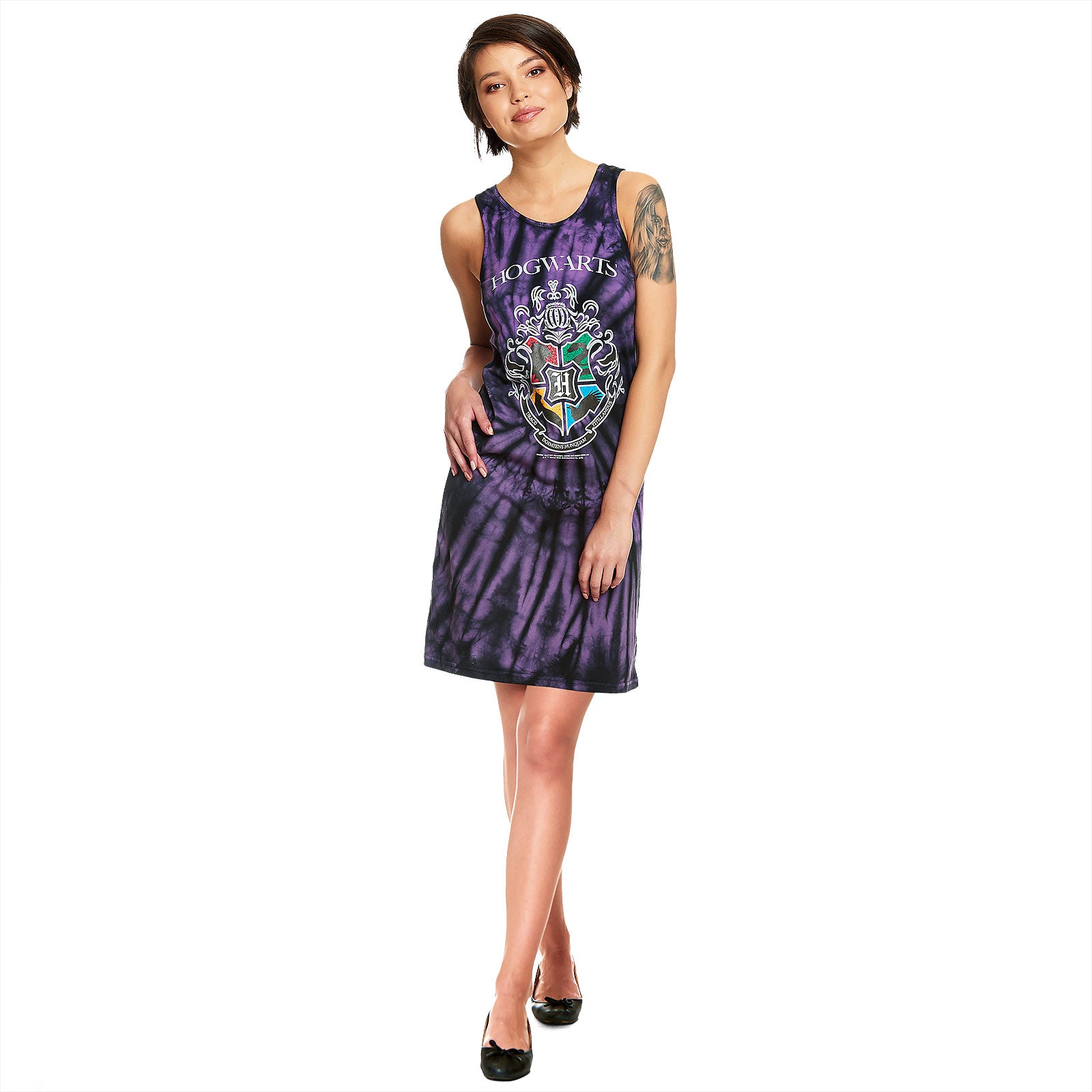 Produktbild Harry Potter - Hogwarts Wappen Batik Minikleid
