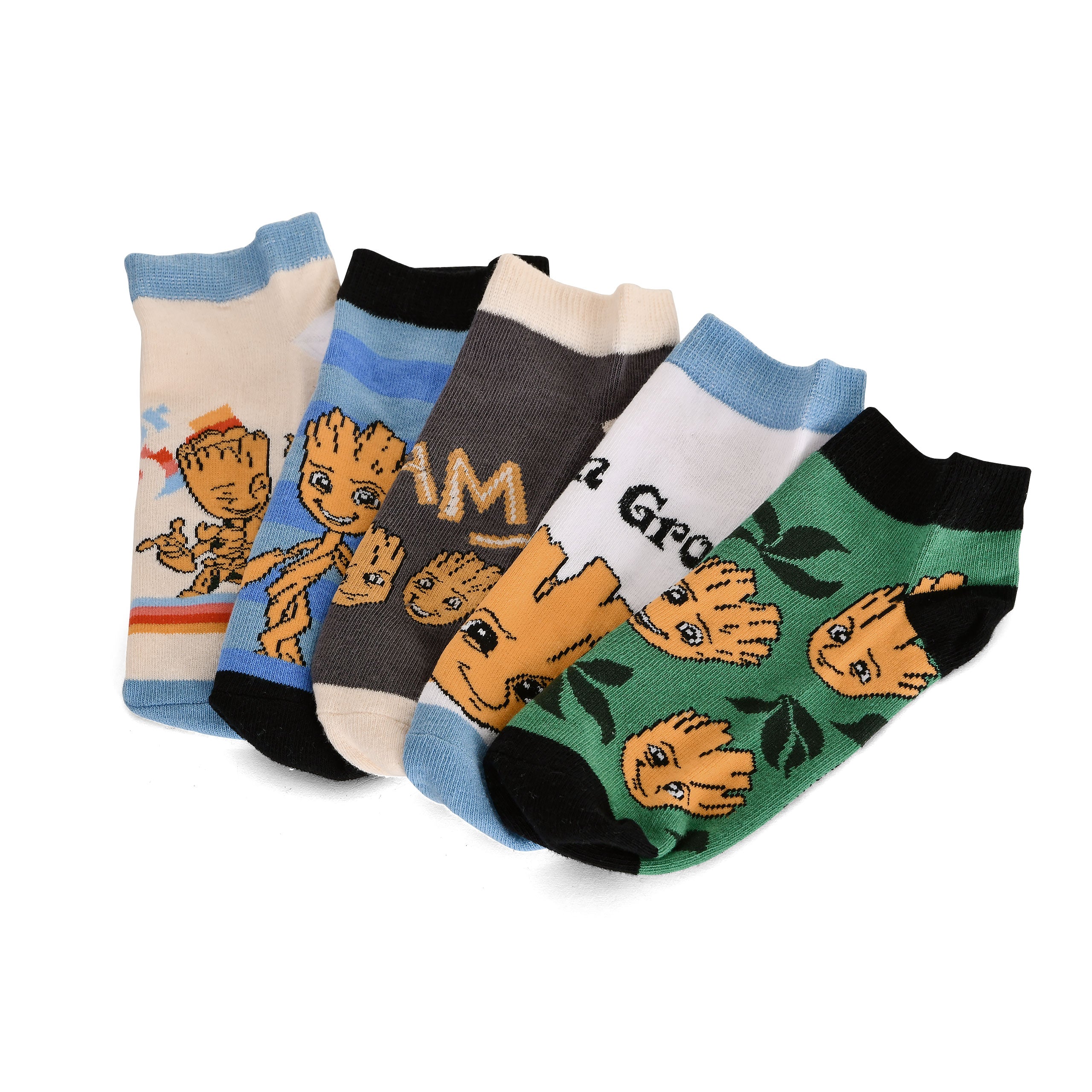 Produktbild Guardians of the Galaxy - Baby Groot Socken 5er Set