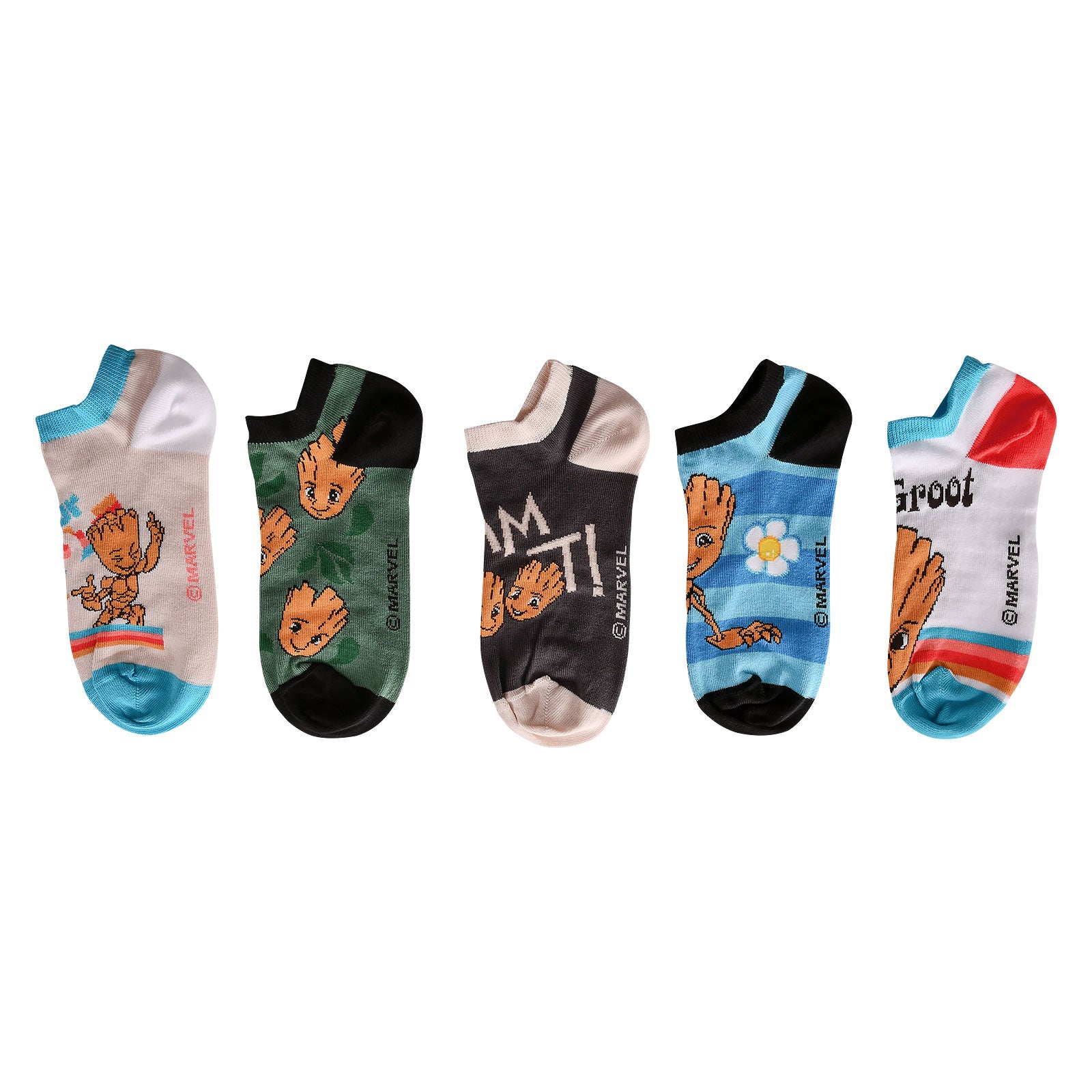 Produktbild Guardians of the Galaxy - Baby Groot Socken 5er Set