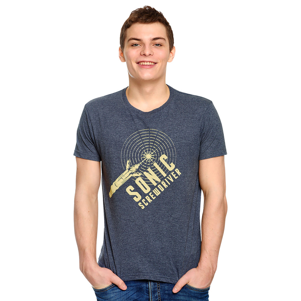 Produktbild Doctor Who - Sonic Screwdriver T-Shirt blau