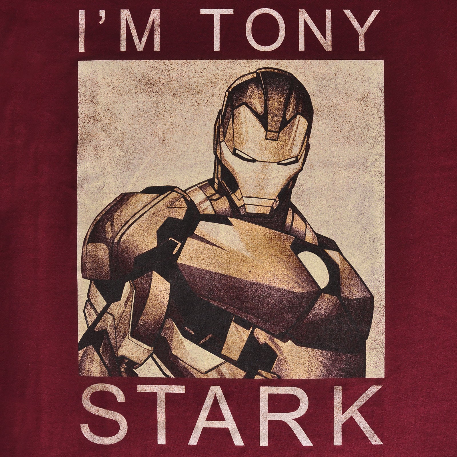 Produktbild Iron Man - I'm Tony Stark T-Shirt rot