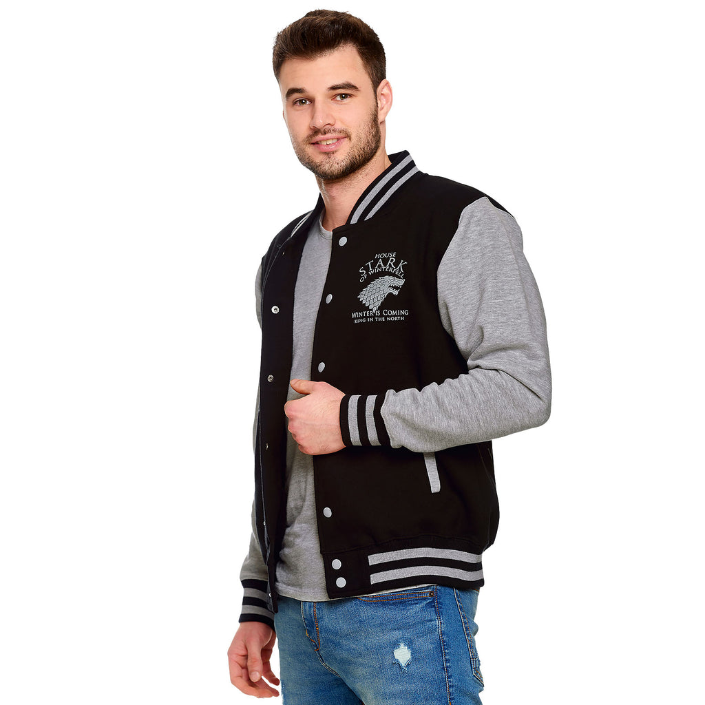 Produktbild Game of Thrones - House Stark College Jacke schwarz-grau