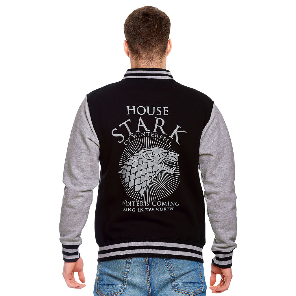 Produktbild Game of Thrones - House Stark College Jacke schwarz-grau