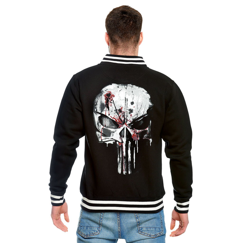 Product image Punisher - Blood Skull College Jacket black-white