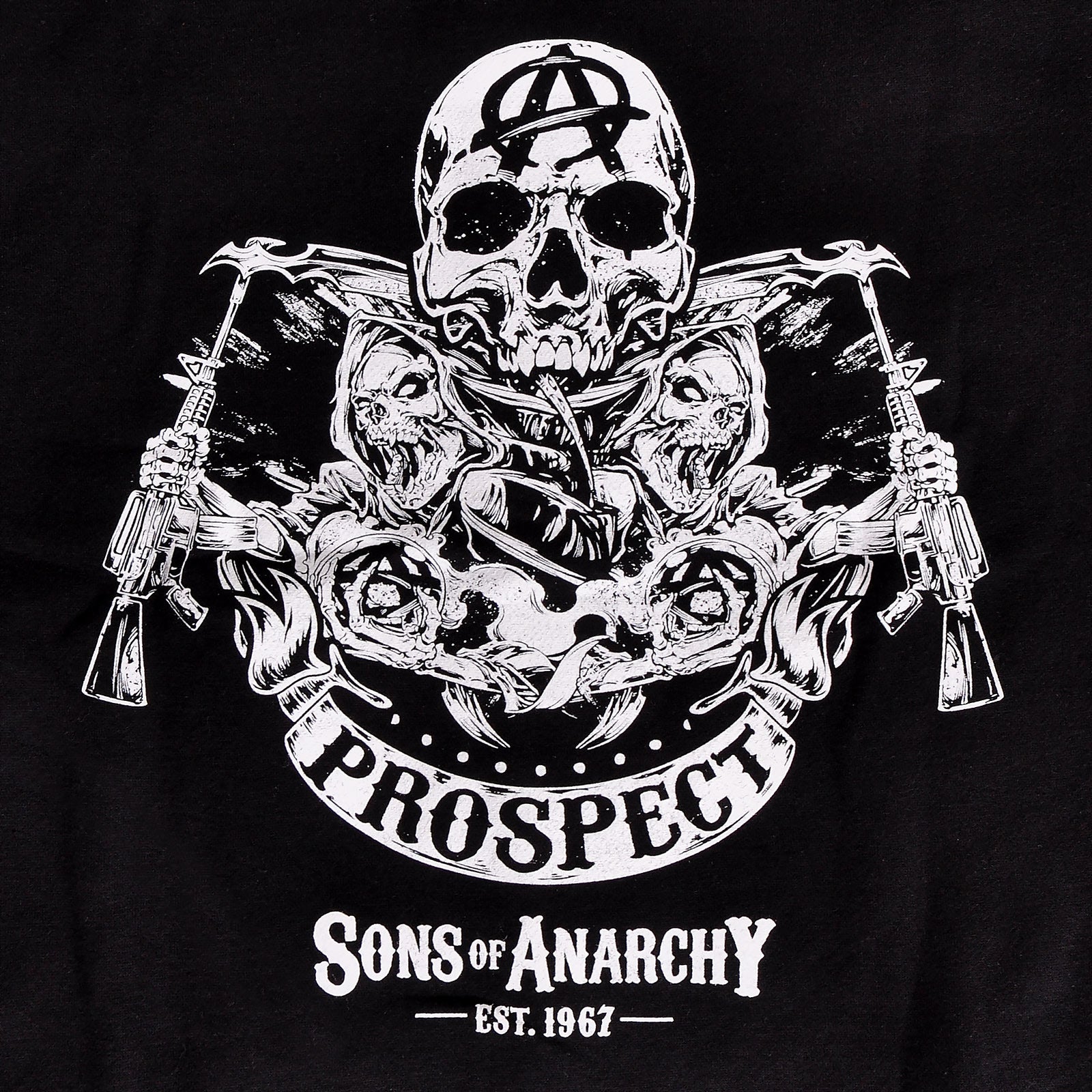 Produktbild Sons of Anarchy - Reaper & Prospect College Jacke schwarz-weiß