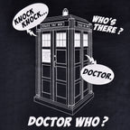 Produktbild Doctor Who - Tardis Knock Knock T-Shirt blau