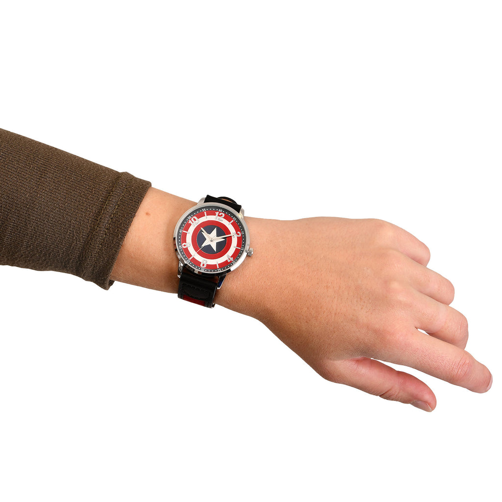 Produktbild Captain America - Shield Logo Armbanduhr