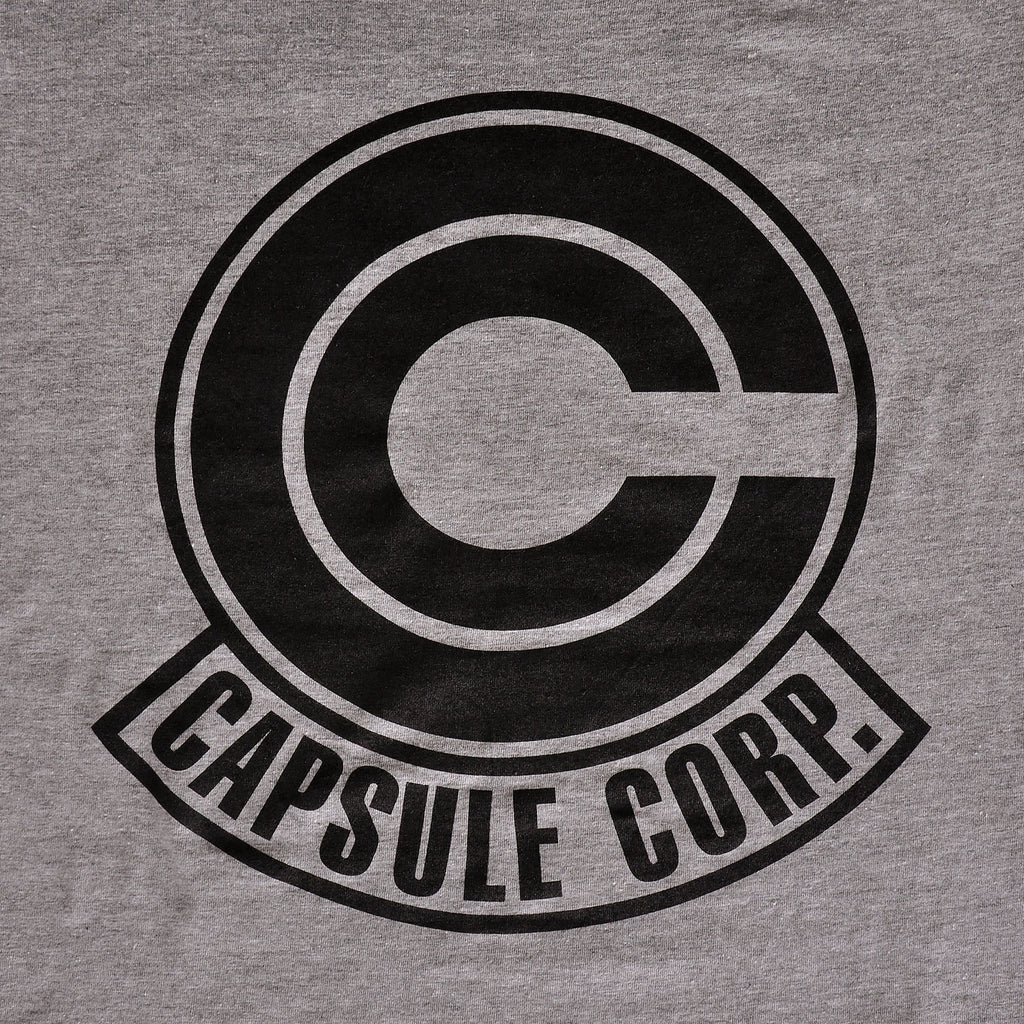 Produktbild Dragon Ball Z - Capsule Corporation Logo T-Shirt grau