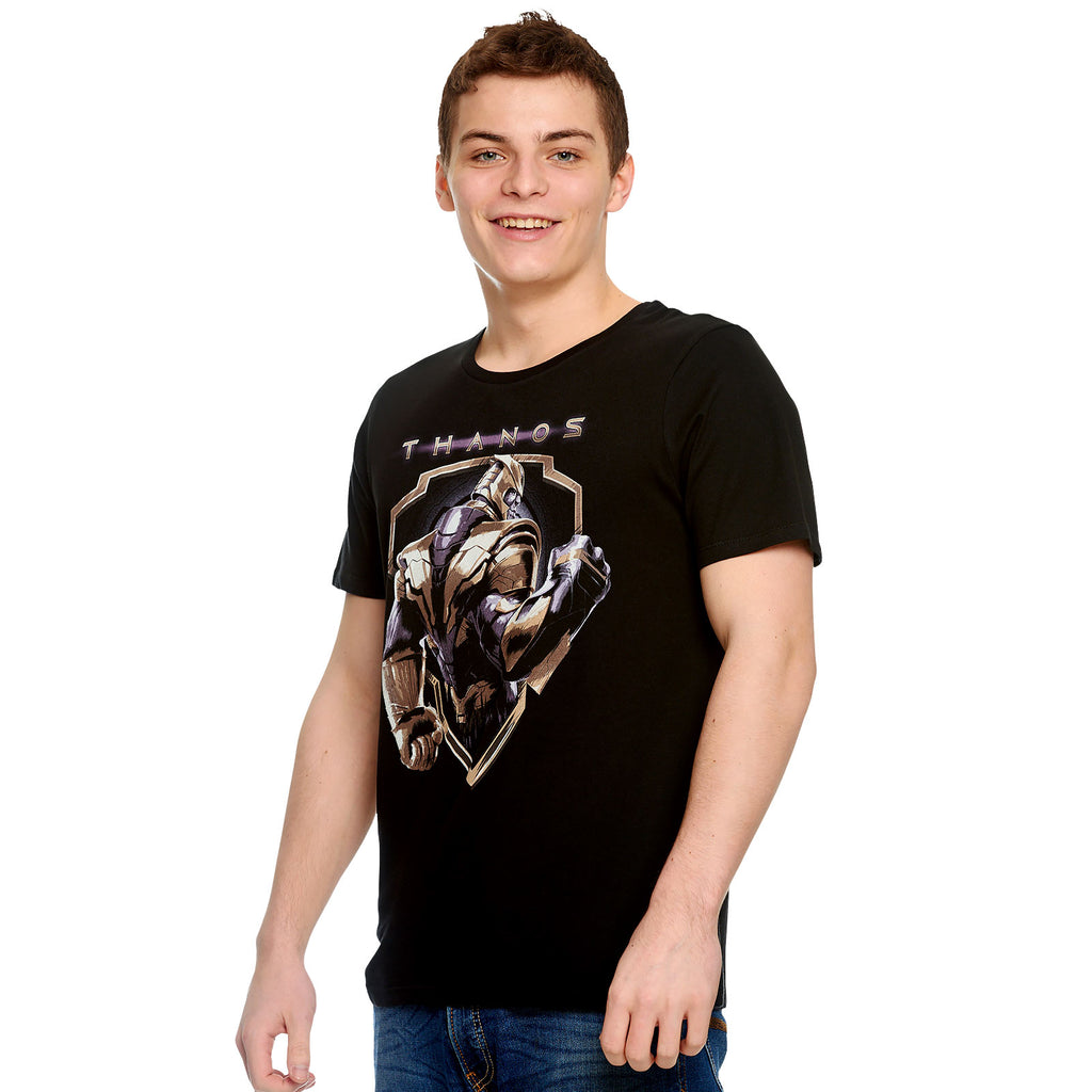 Produktbild Avengers - Thanos Crest T-Shirt schwarz