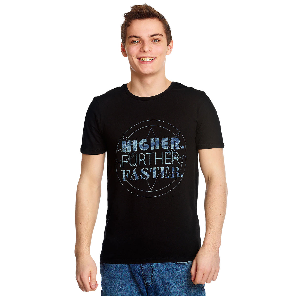 Produktbild Captain Marvel - Higher Further Faster T-Shirt schwarz