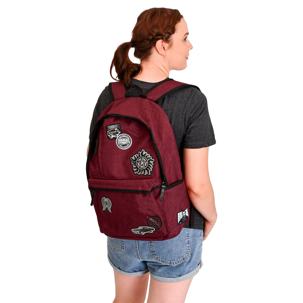 Produktbild Supernatural - Symbols Rucksack rot