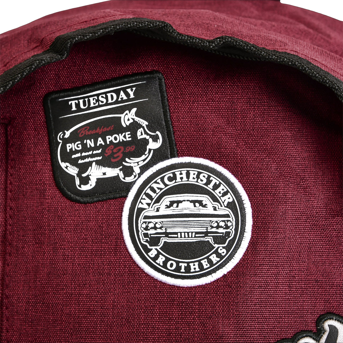 Produktbild Supernatural - Symbols Rucksack rot