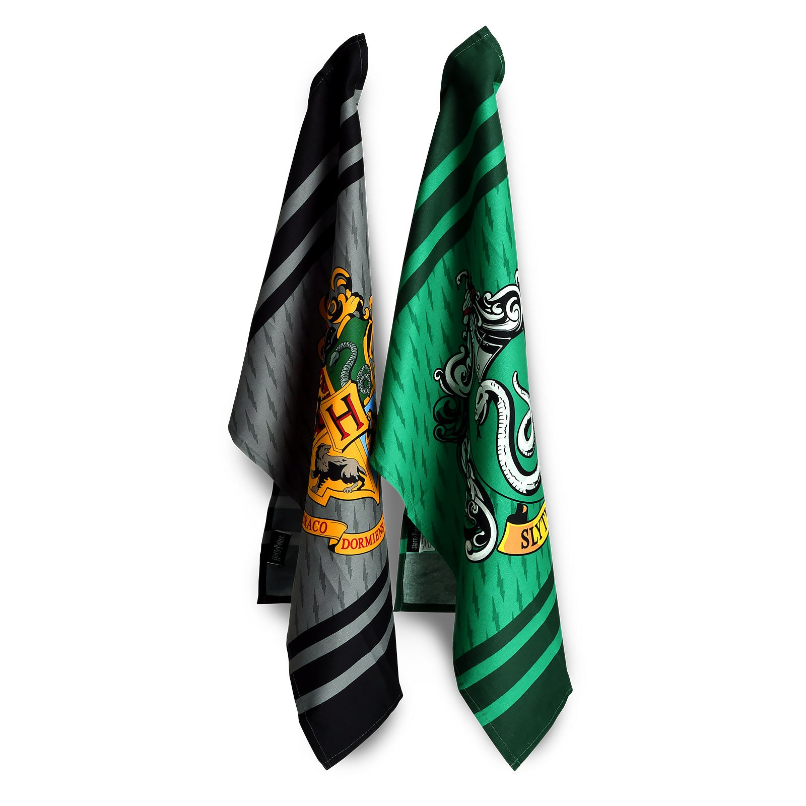 Produktbild Harry Potter - Slytherin & Hogwarts Geschirrtücher Set