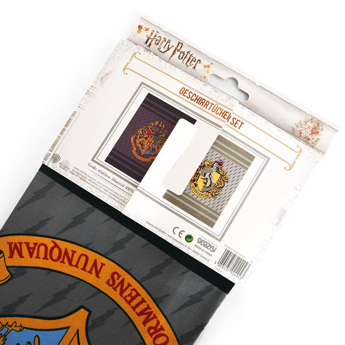 Produktbild Harry Potter - Hufflepuff & Hogwarts Geschirrtücher Set