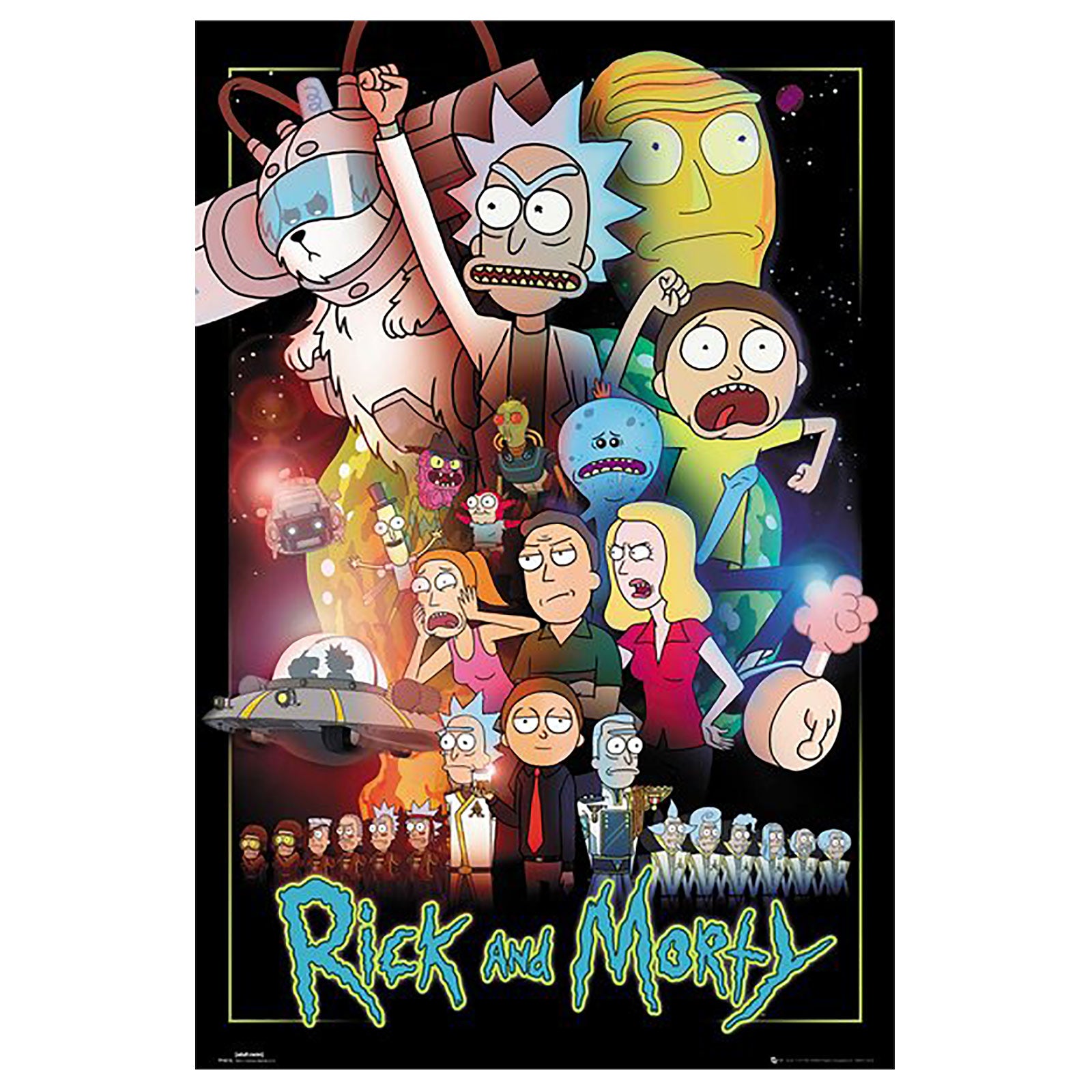 Produktbild Rick and Morty - Wars Maxi Poster