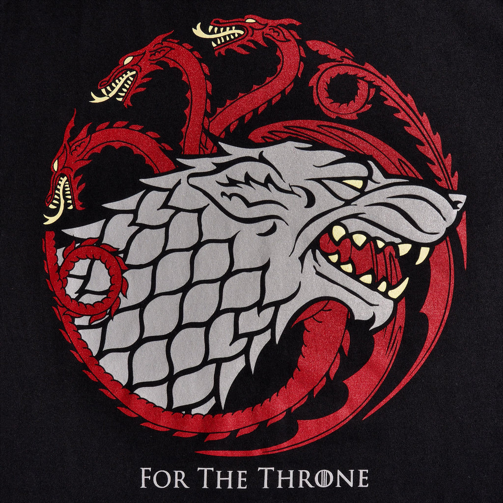 Produktbild Stark & Targaryen For The Throne T-Shirt - Game of Thrones