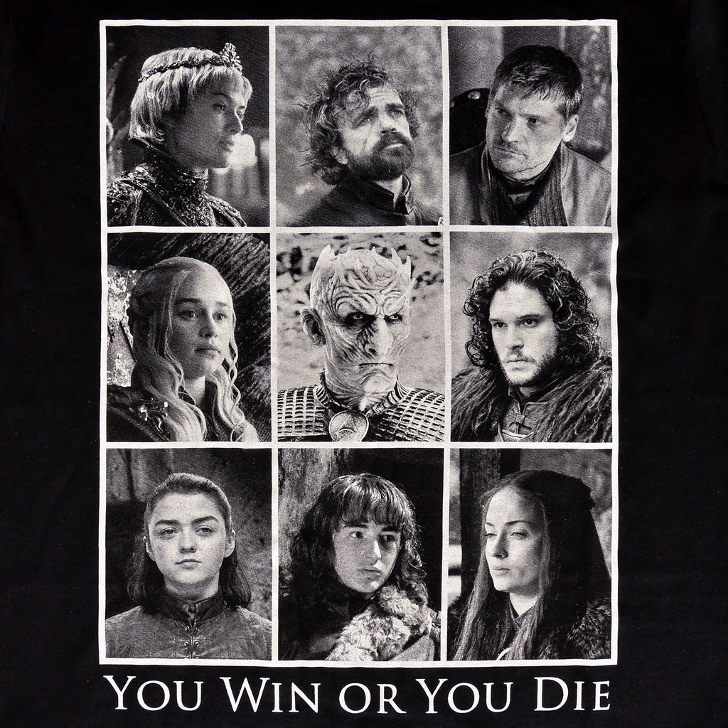 Produktbild Game of Thrones - You Win or You Die T-Shirt schwarz