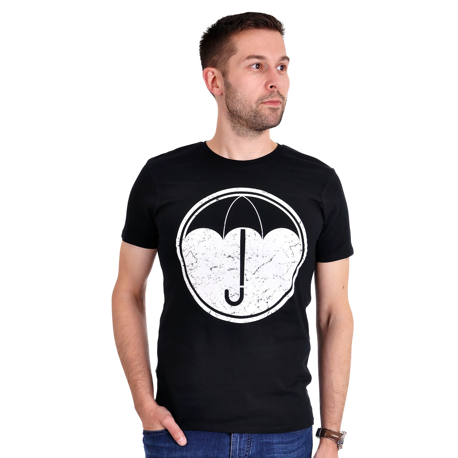 Produktbild Logo T-Shirt für The Umbrella Academy Fans schwarz