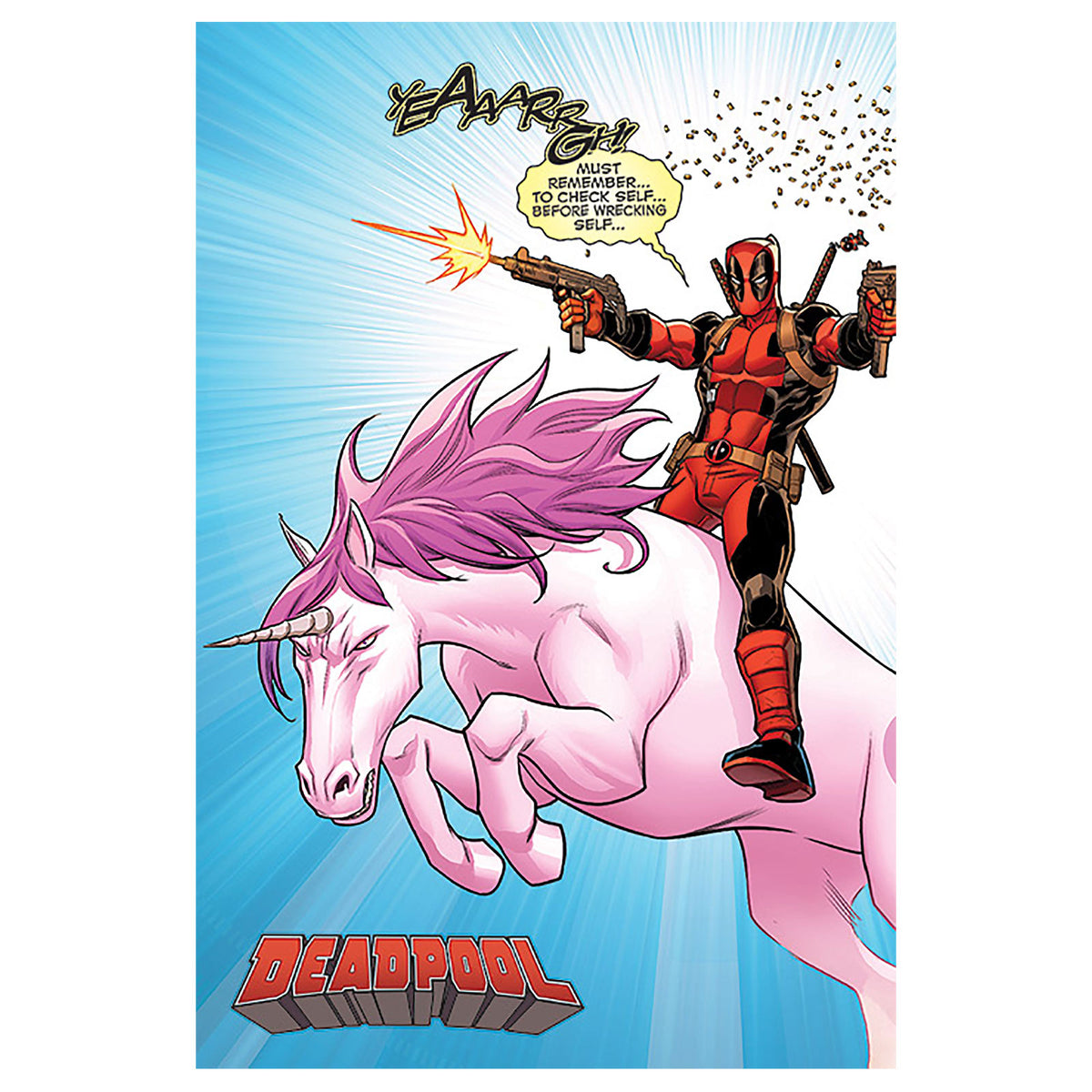 Produktbild Deadpool - Unicorn Ride Maxi Poster