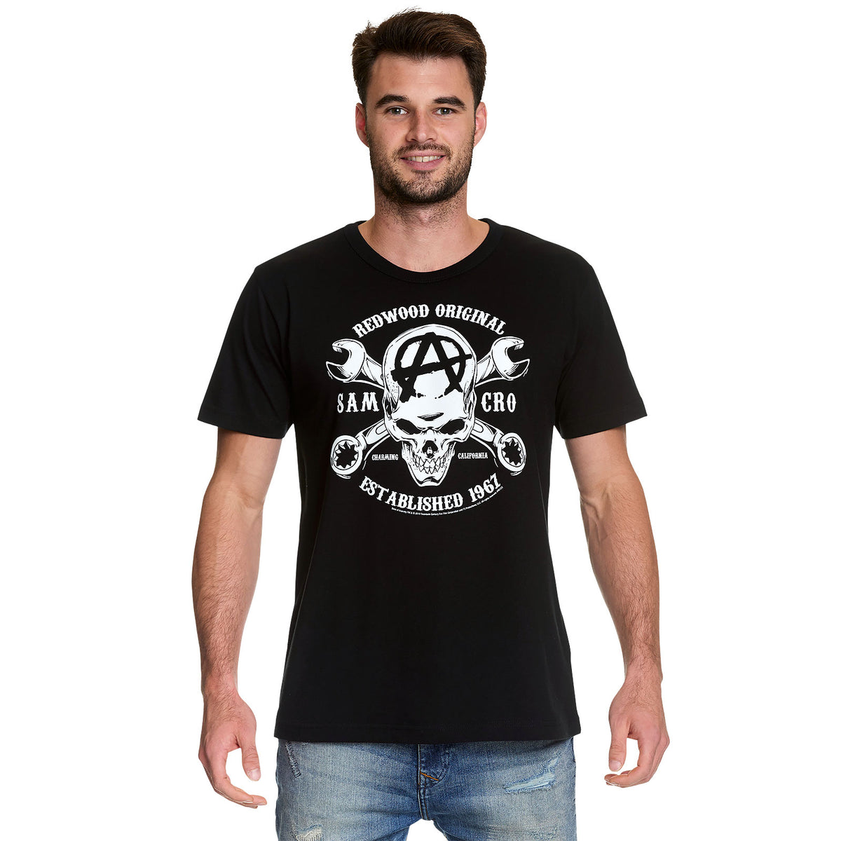 Produktbild Sons of Anarchy - Samcro Skull Logo T-Shirt schwarz