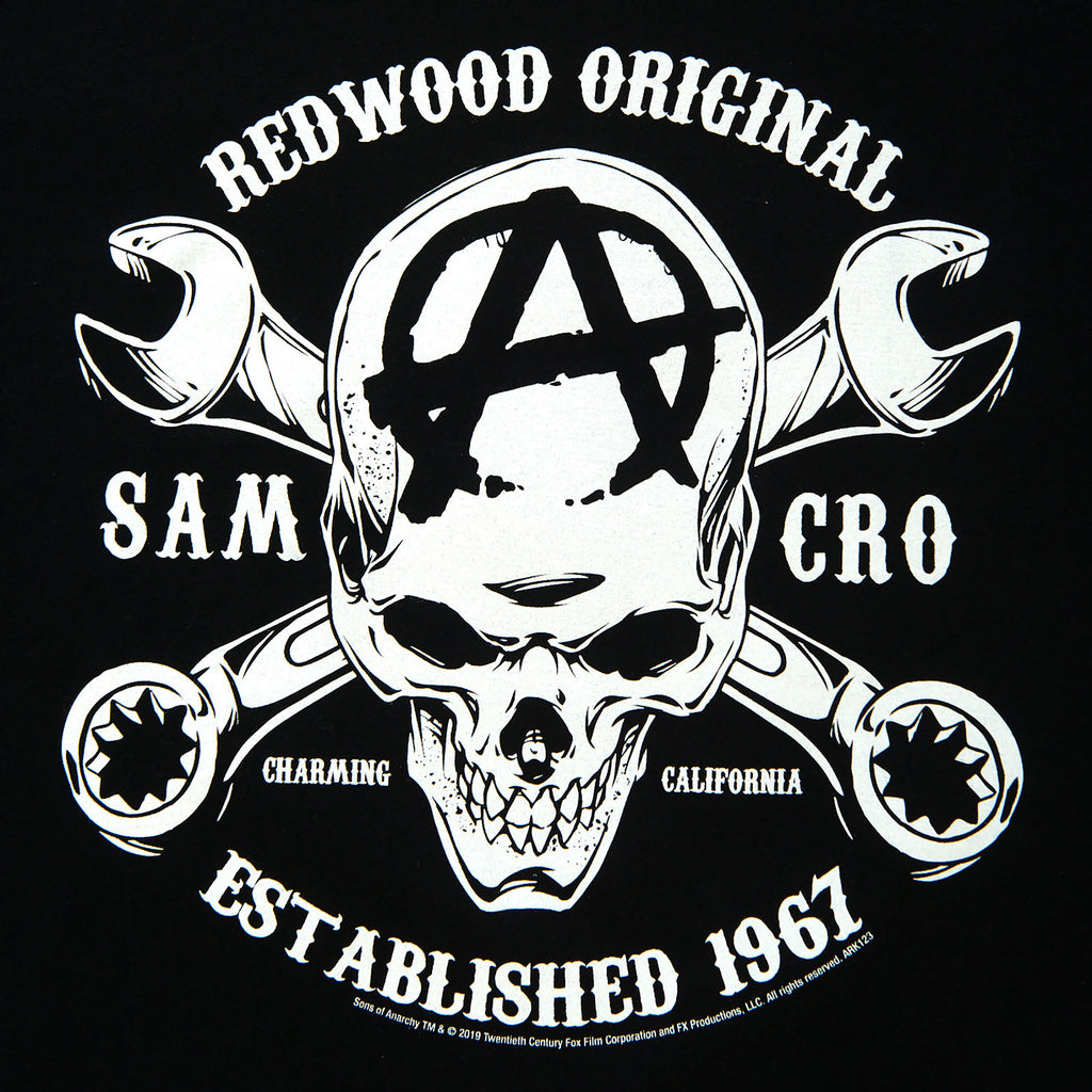 Produktbild Sons of Anarchy - Samcro Skull Logo T-Shirt schwarz