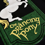Produktbild Der Herr der Ringe - Zum Tänzelnden Pony Logo T-Shirt schwarz