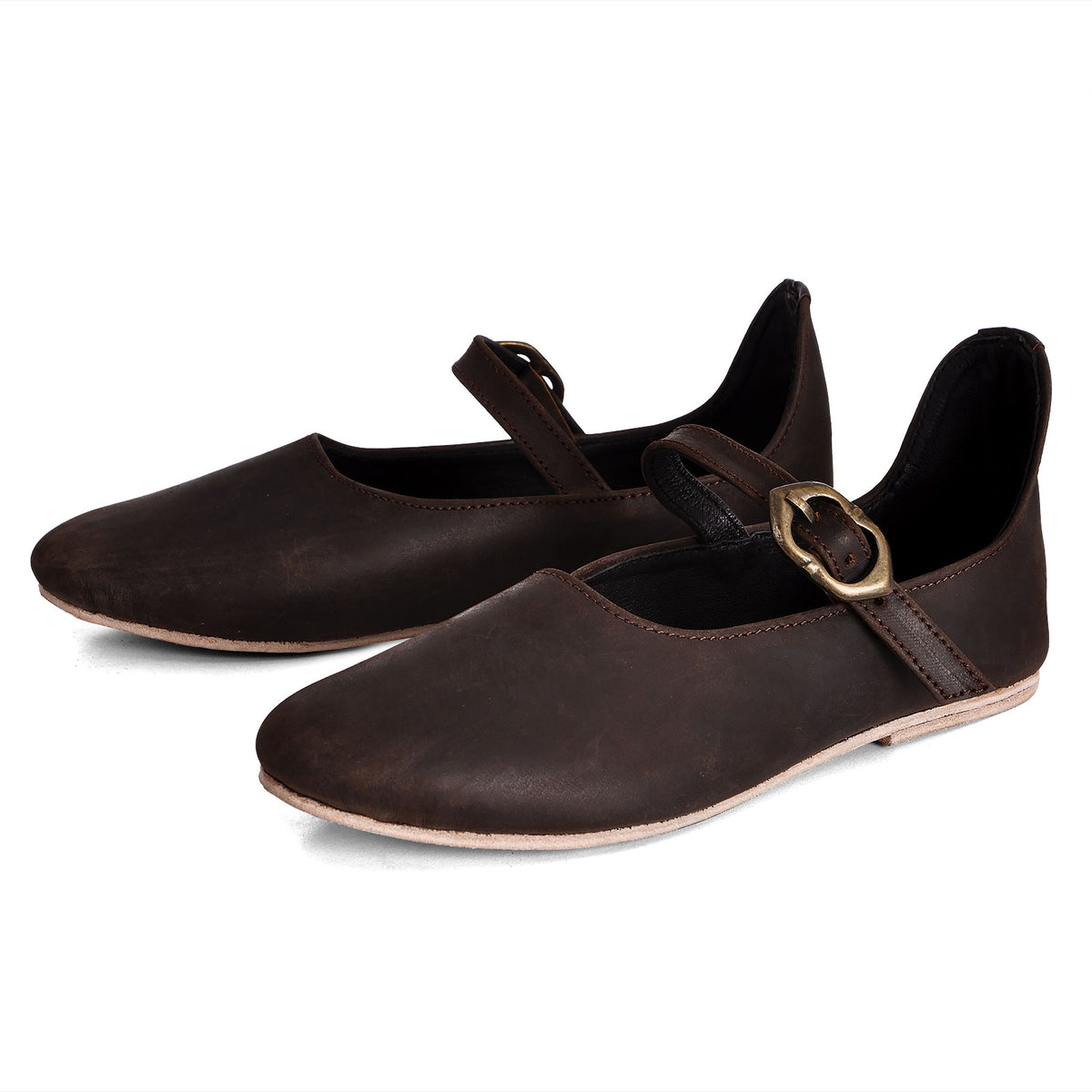 Produktbild Mittelalter Schuhe Cecilie Damen braun