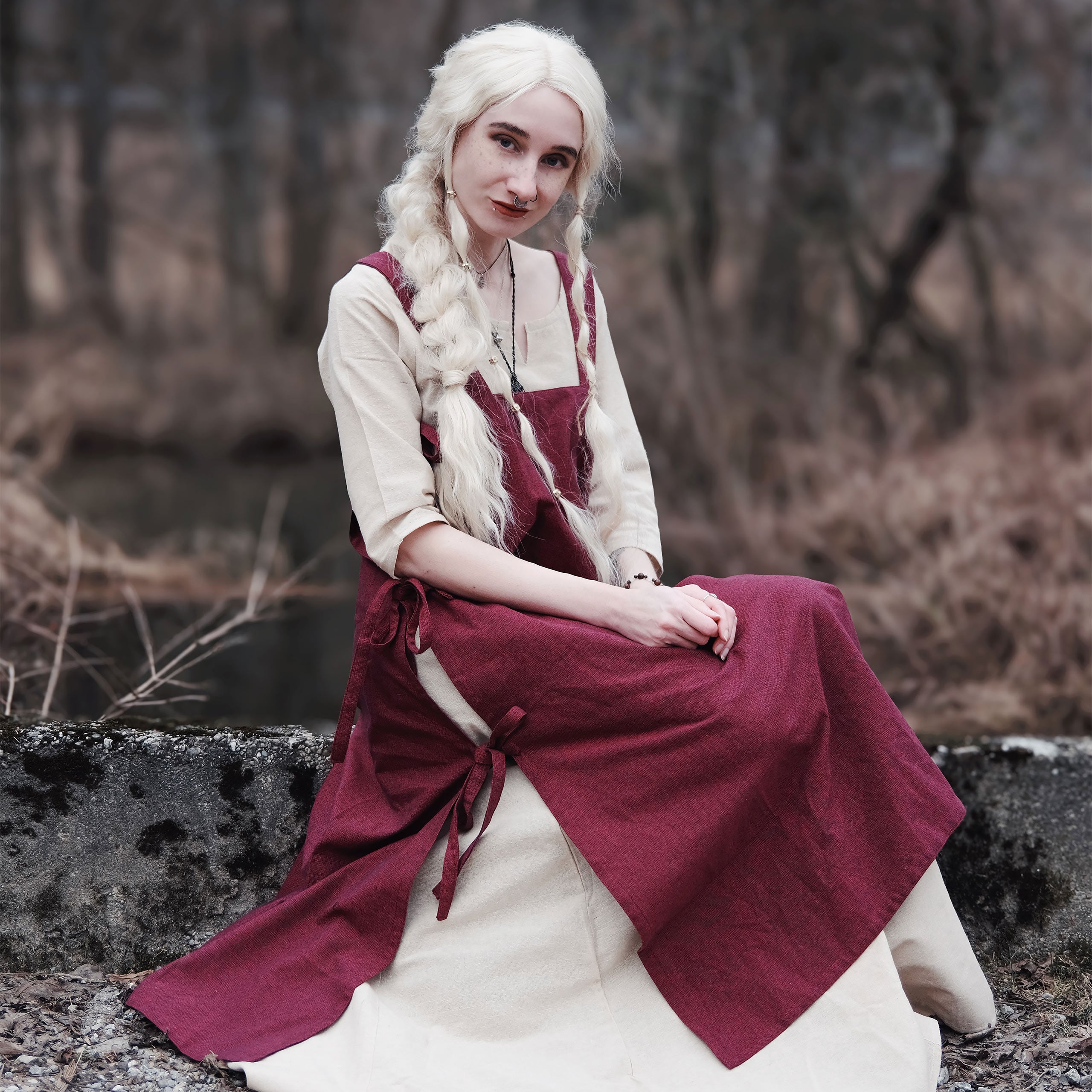 Produktbild Mittelalter Unterkleid Silja beige