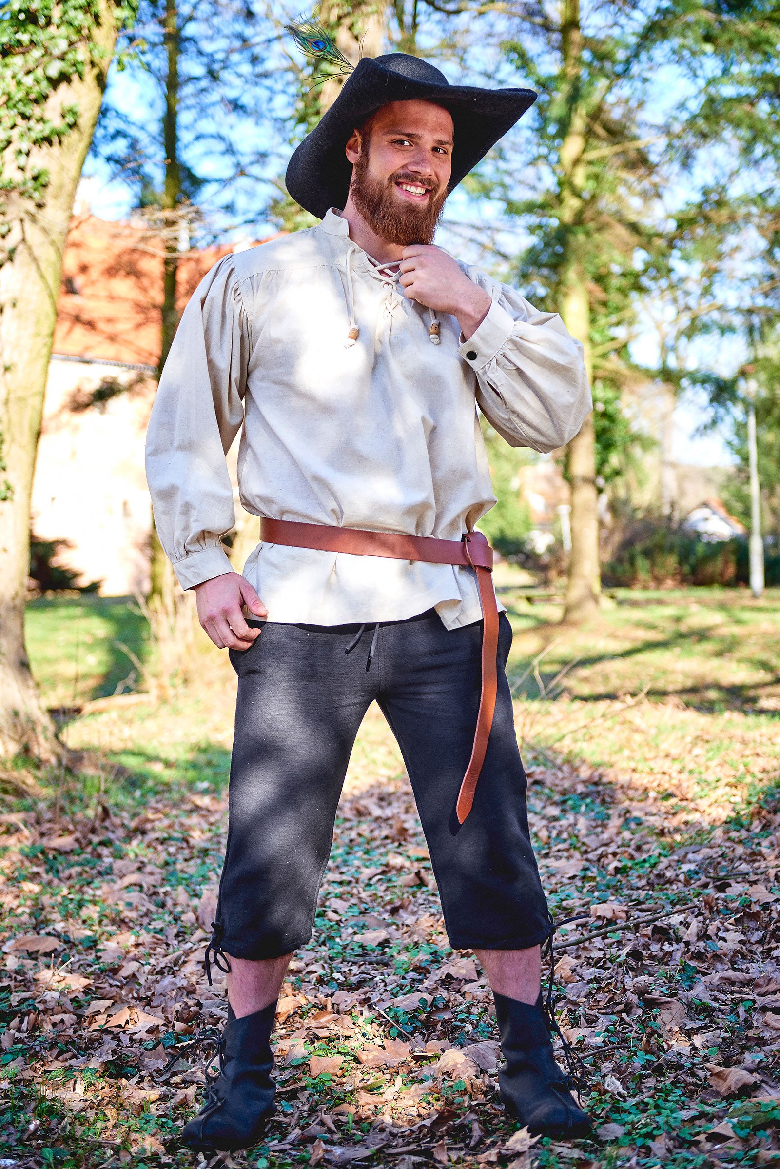 Produktbild Mittelalter Kniebundhose Veli schwarz