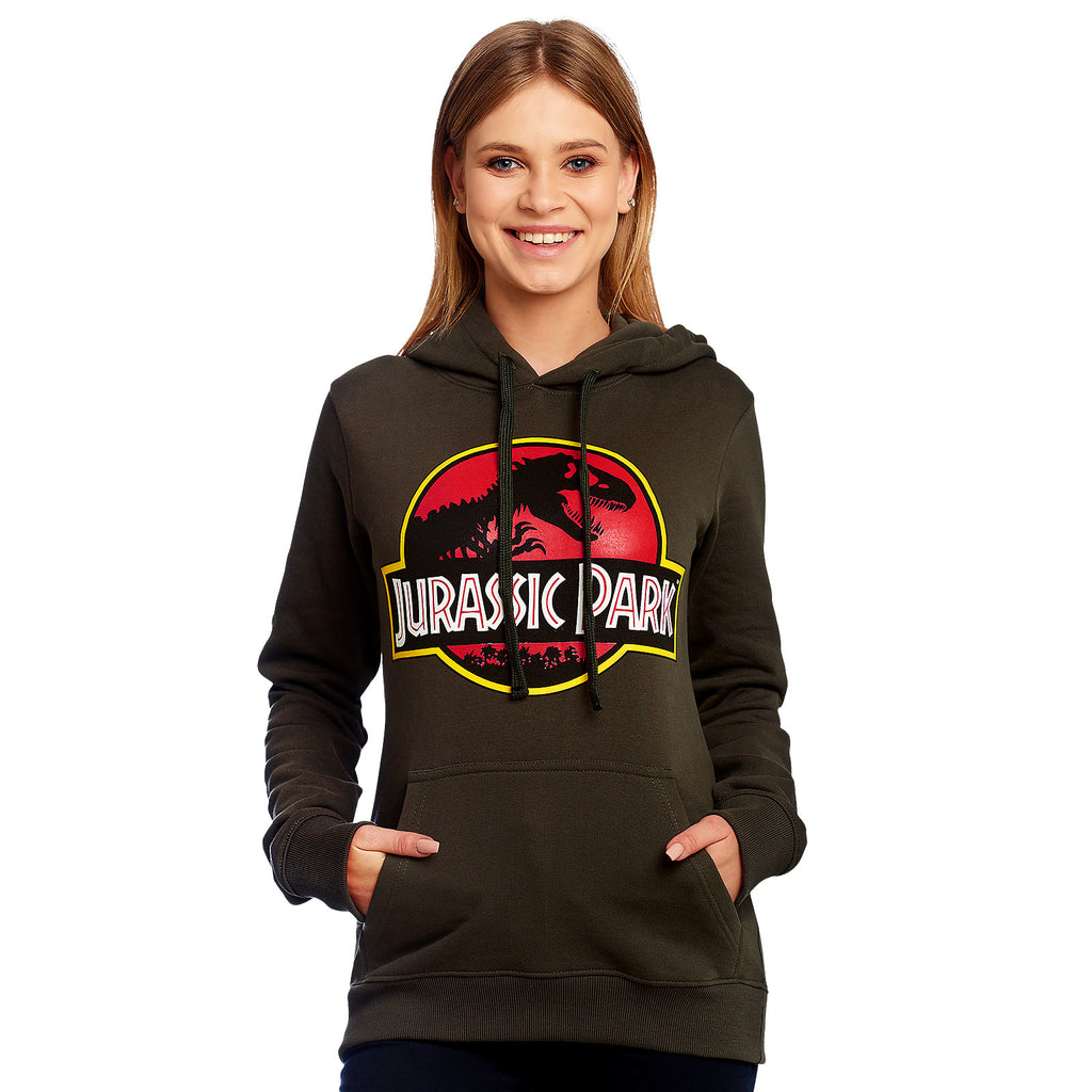 Produktbild Jurassic Park - Logo Hoodie grün